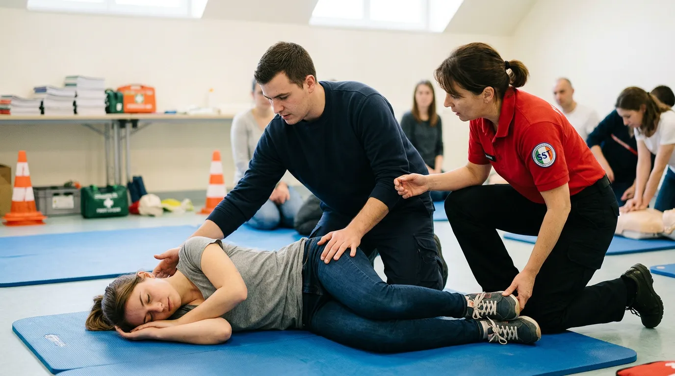 Maintien SST lors d’un exercice pratique dans l'Ain – étape 2