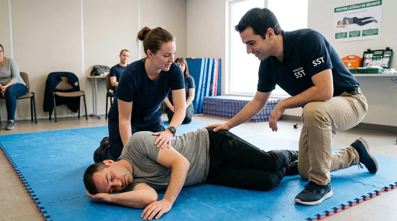 Maintien SST lors d’un exercice pratique dans l'Ain – étape 4